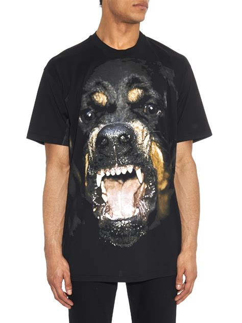 t shirt rottweiler givenchy|givenchy t shirt with holes.